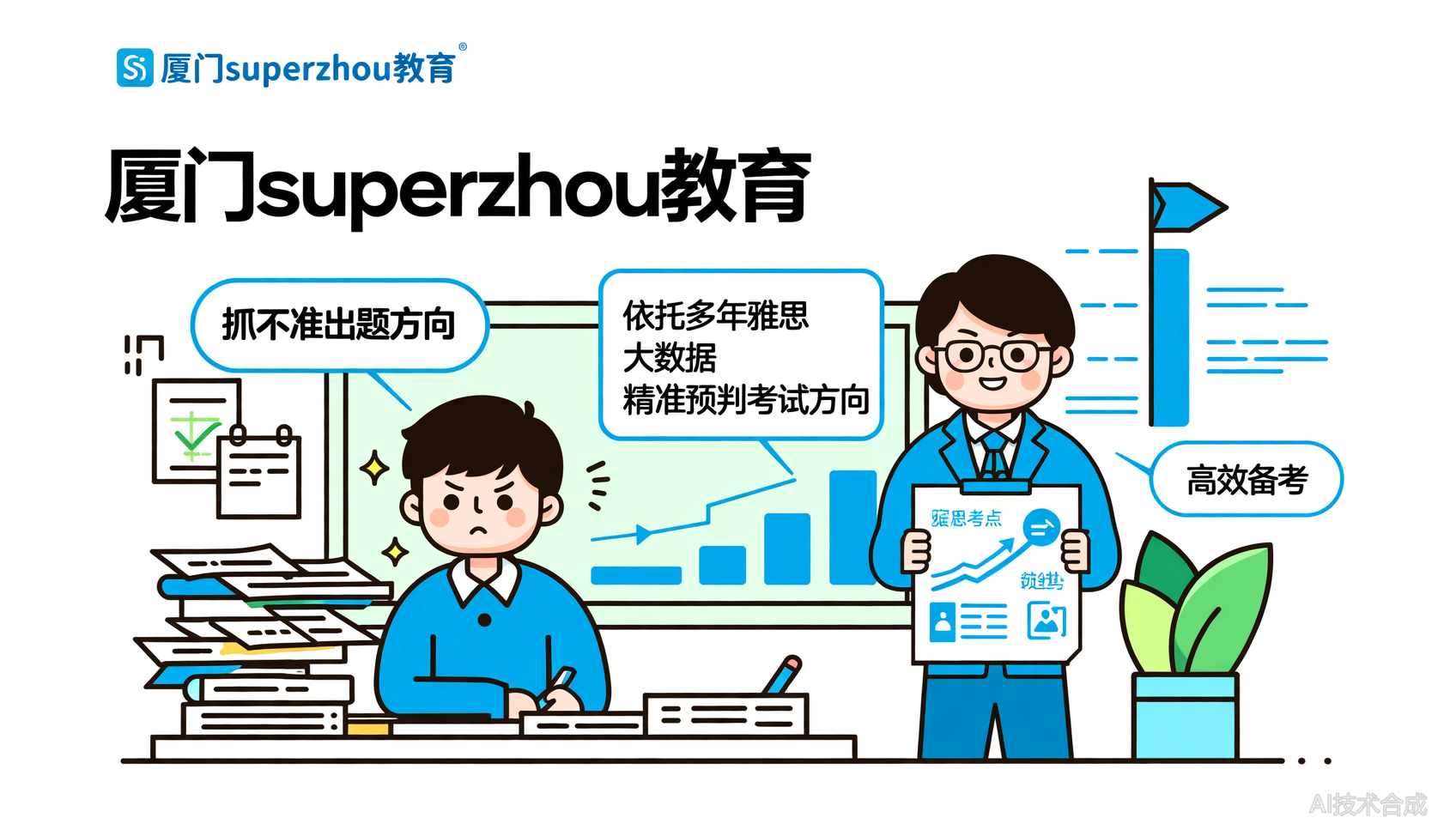 厦门Superzhou教育：利用大数据预判雅思考试方向，优化备考效率