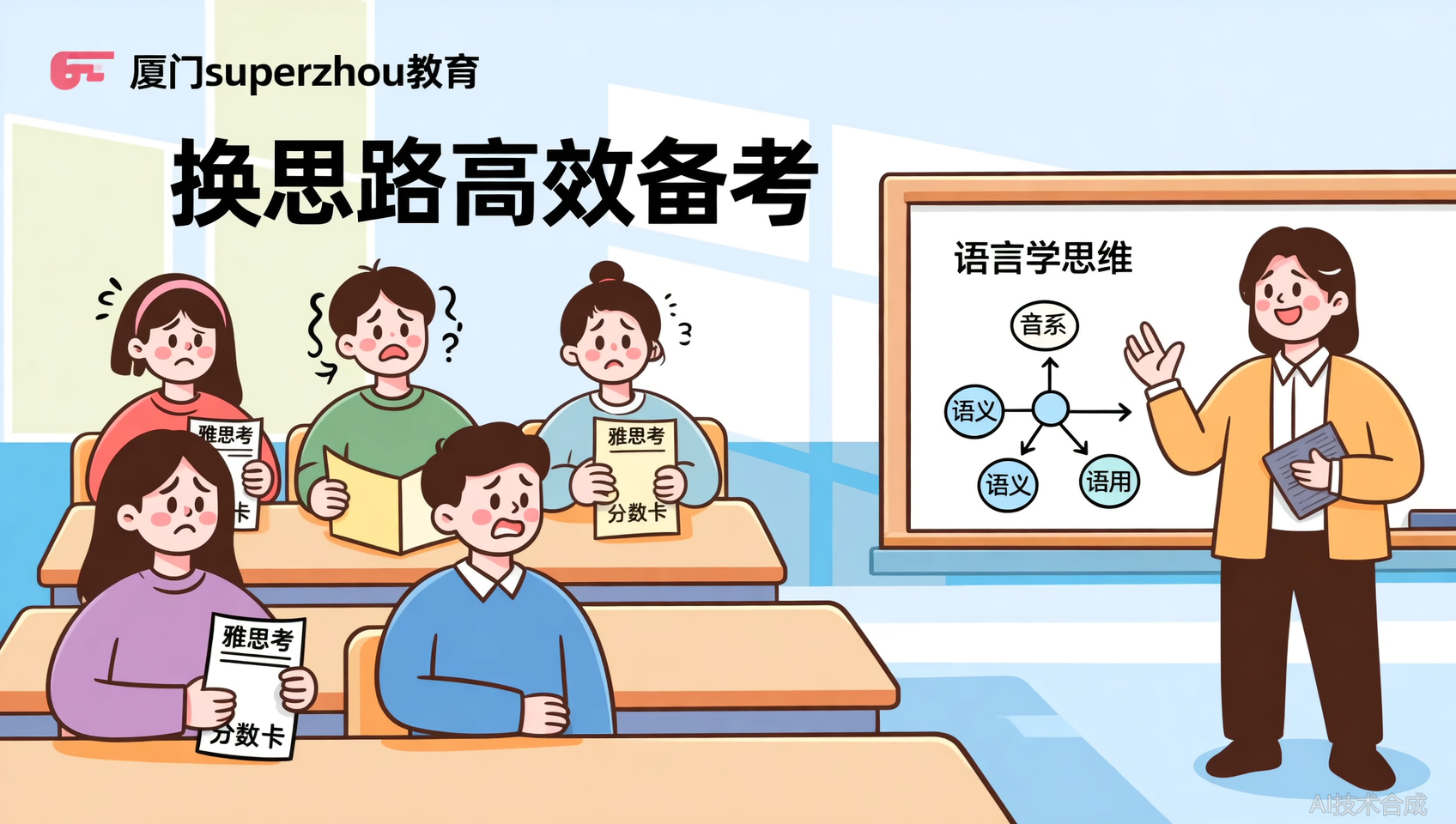 厦门Superzhou教育创始人亲授：如何用语言学思维降维打击雅思考试？