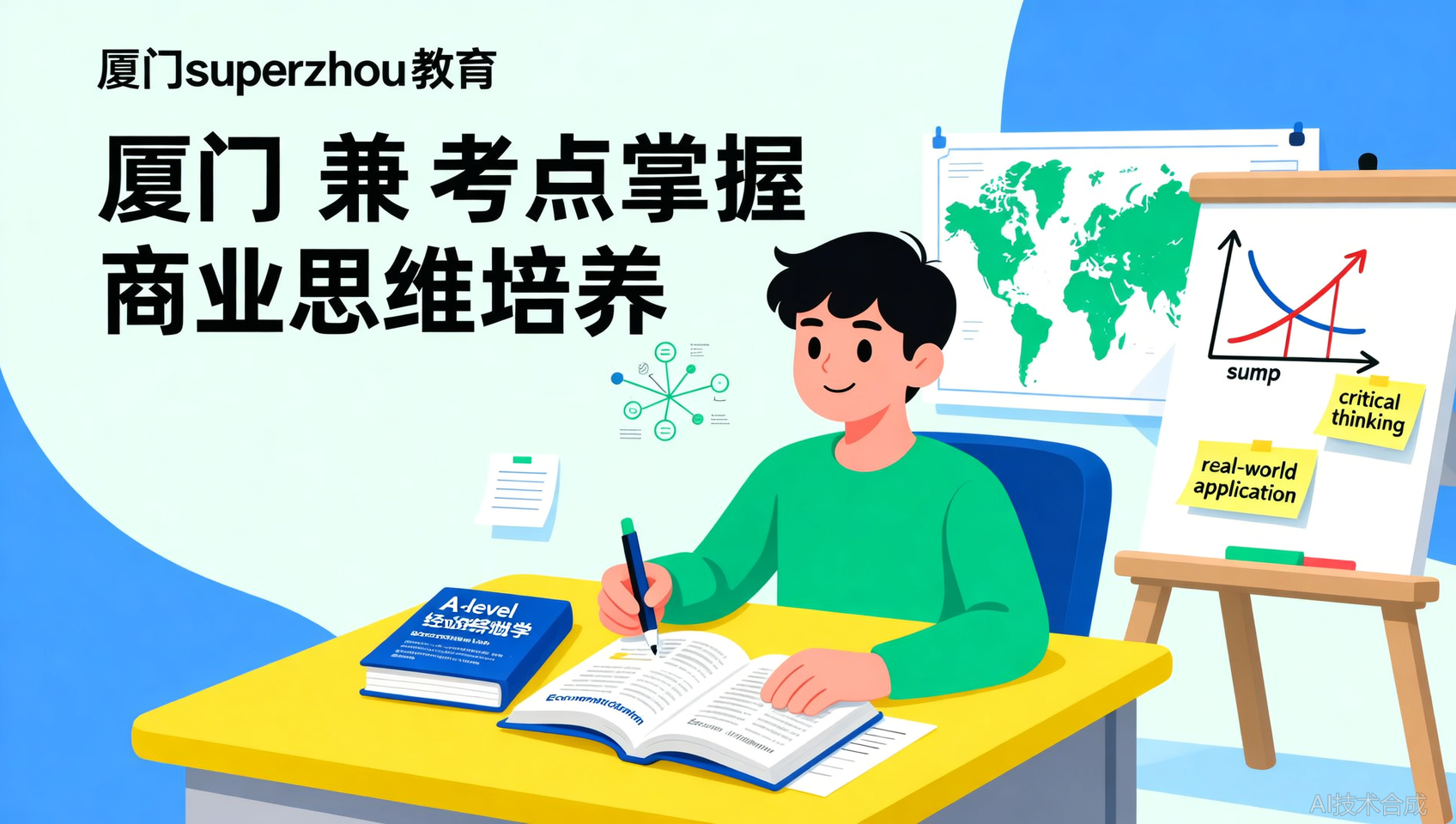 厦门Superzhou教育A-level经济课程，老师教的不仅是考点，更是商业思维