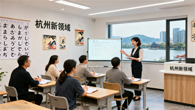 杭州成人日语培训哪家好？新领域杭州校平日周末班灵活选