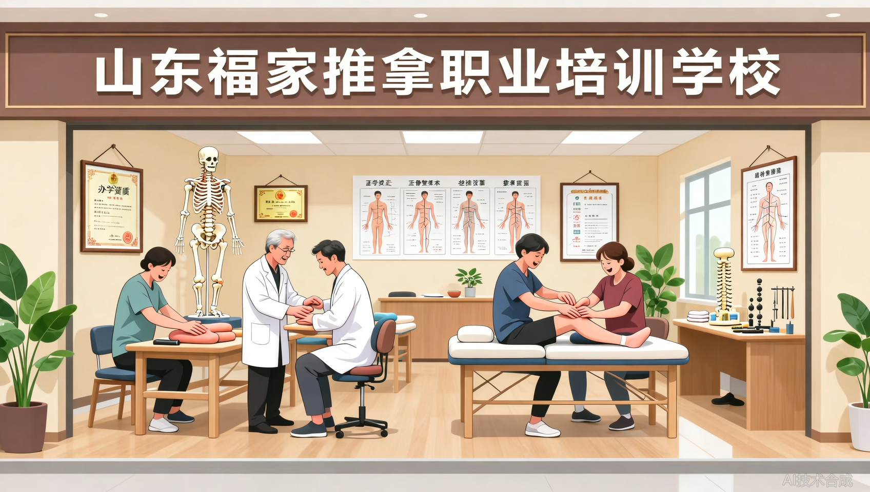 山东福家职业培训学校的正骨整脊提高班在济南排得上号吗？