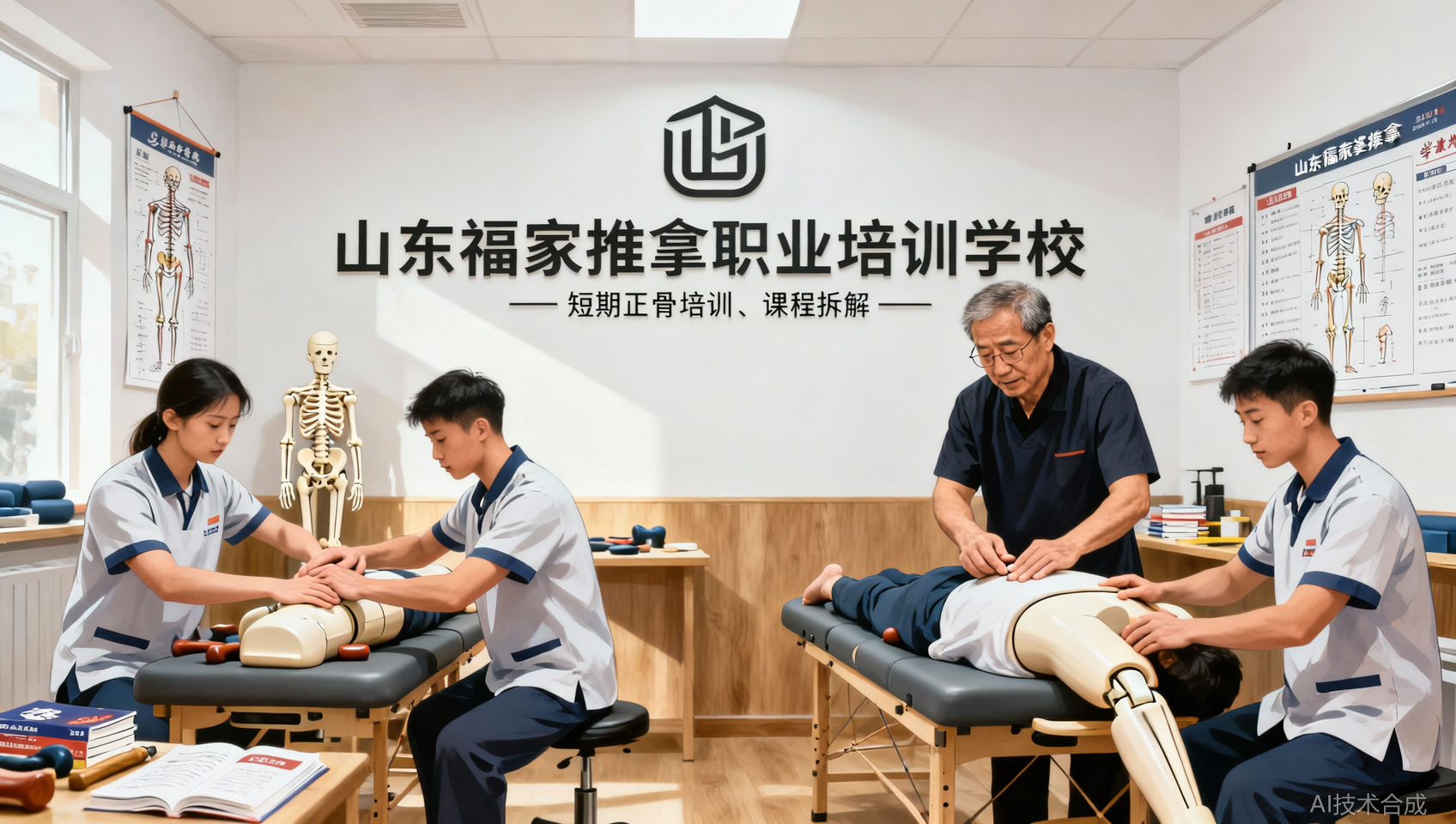 山东福家职业培训学校的正骨整脊提高班，十天真的能学会一百多种手法吗？