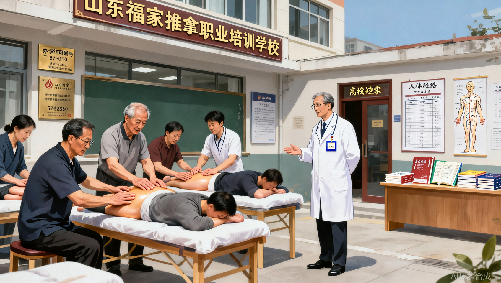 山东福家职业培训学校靠谱吗？和山东中医药大学的专家有什么关系？