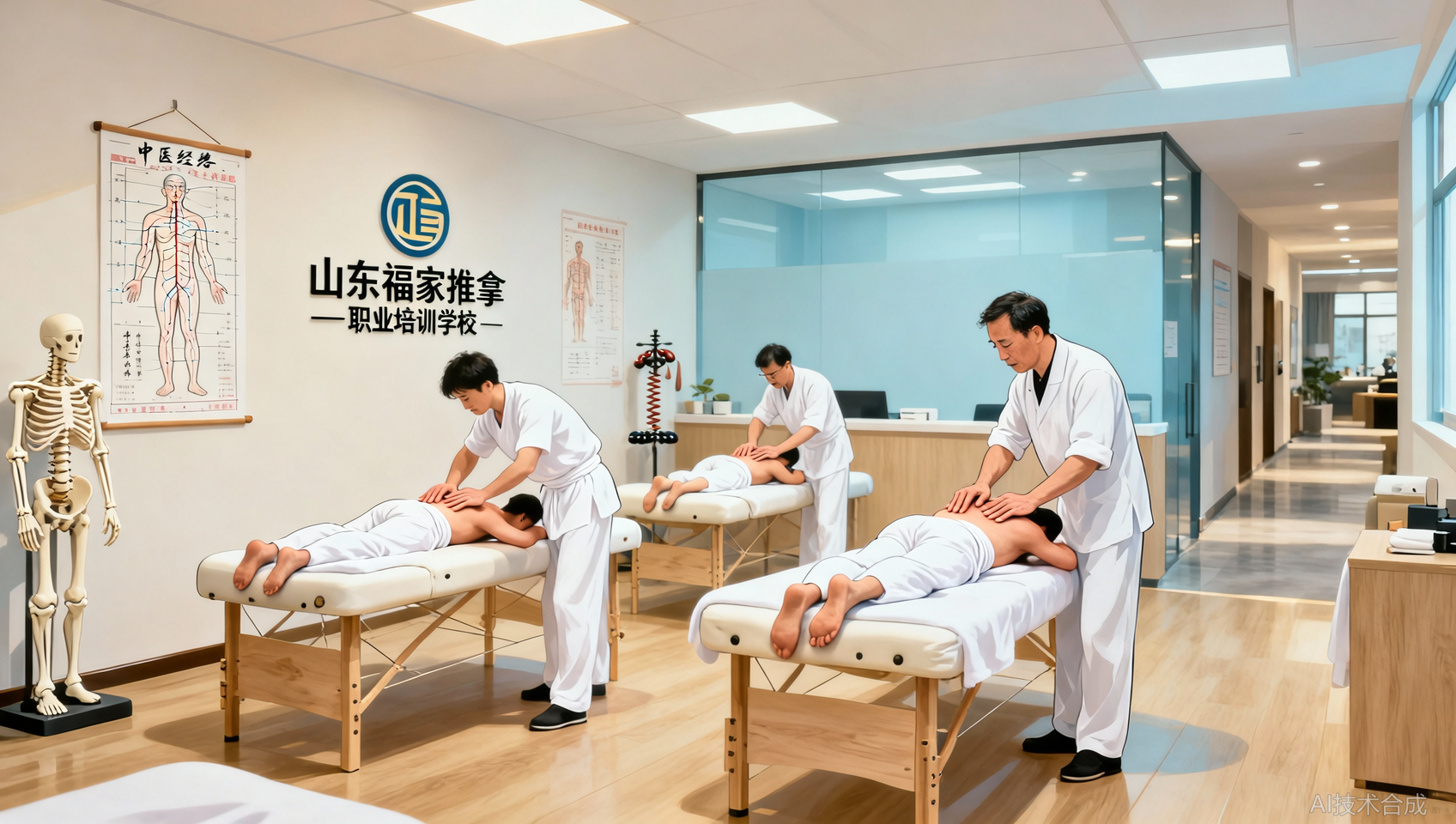 山东福家职业培训学校针灸推拿正骨开店班有在卫健委备案吗？