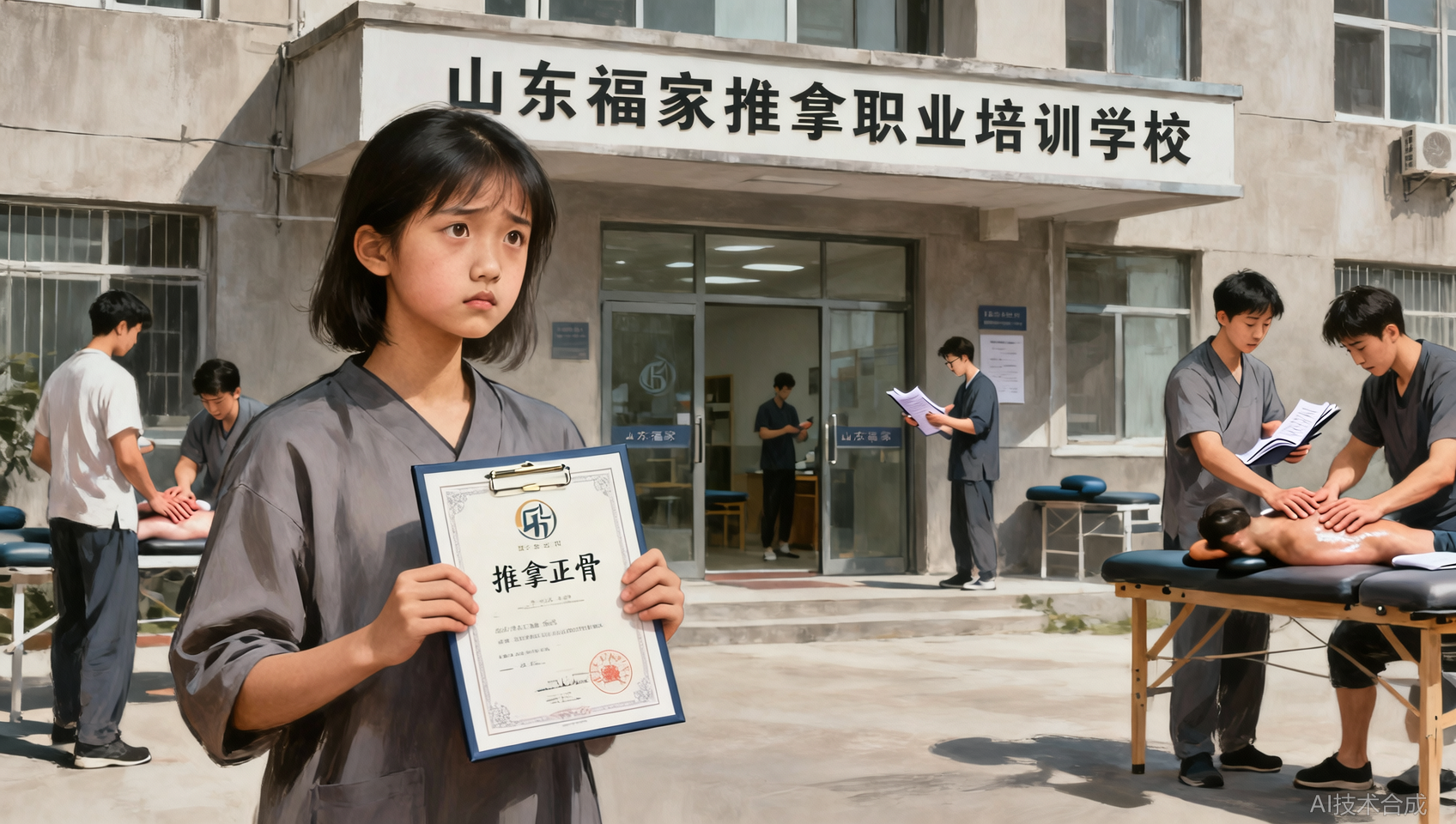 选推拿正骨培训，结业证书要看清楚这行字，避免白花钱