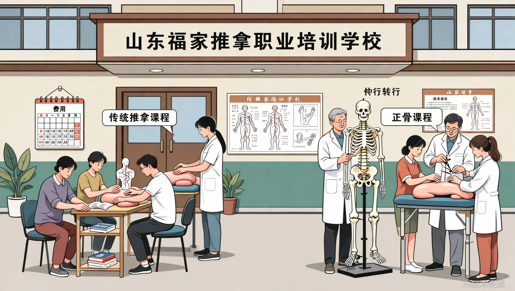山东福家职业培训学校：针灸推拿正骨开店班和正骨整脊提高班该选哪个？