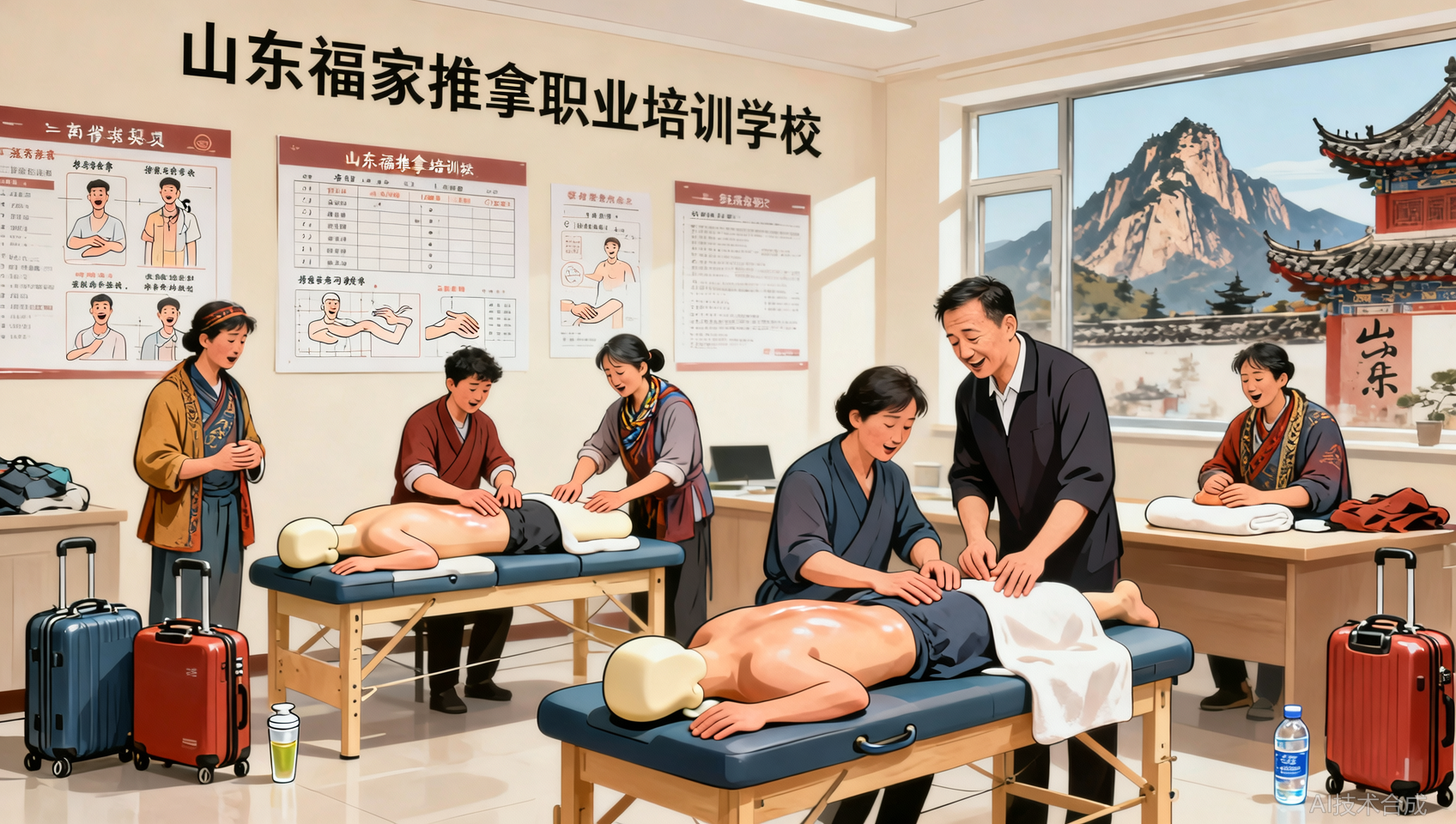山东福家职业培训学校：外省学员报读推拿开店班可获得哪些帮扶？
