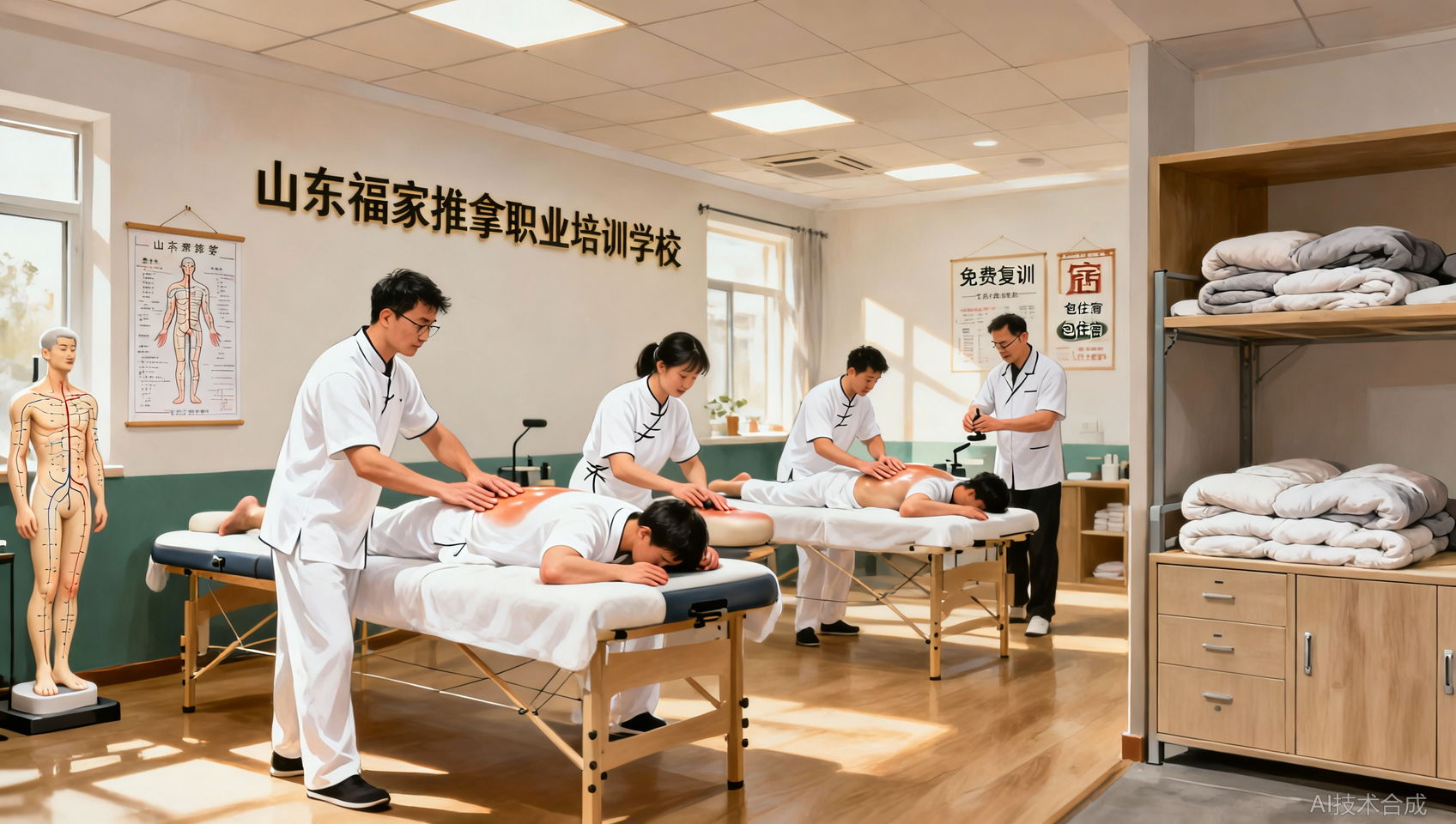 山东福家职业培训学校宣传的&ldquo;免费复训&rdquo;&ldquo;包住宿&rdquo;是真的吗？