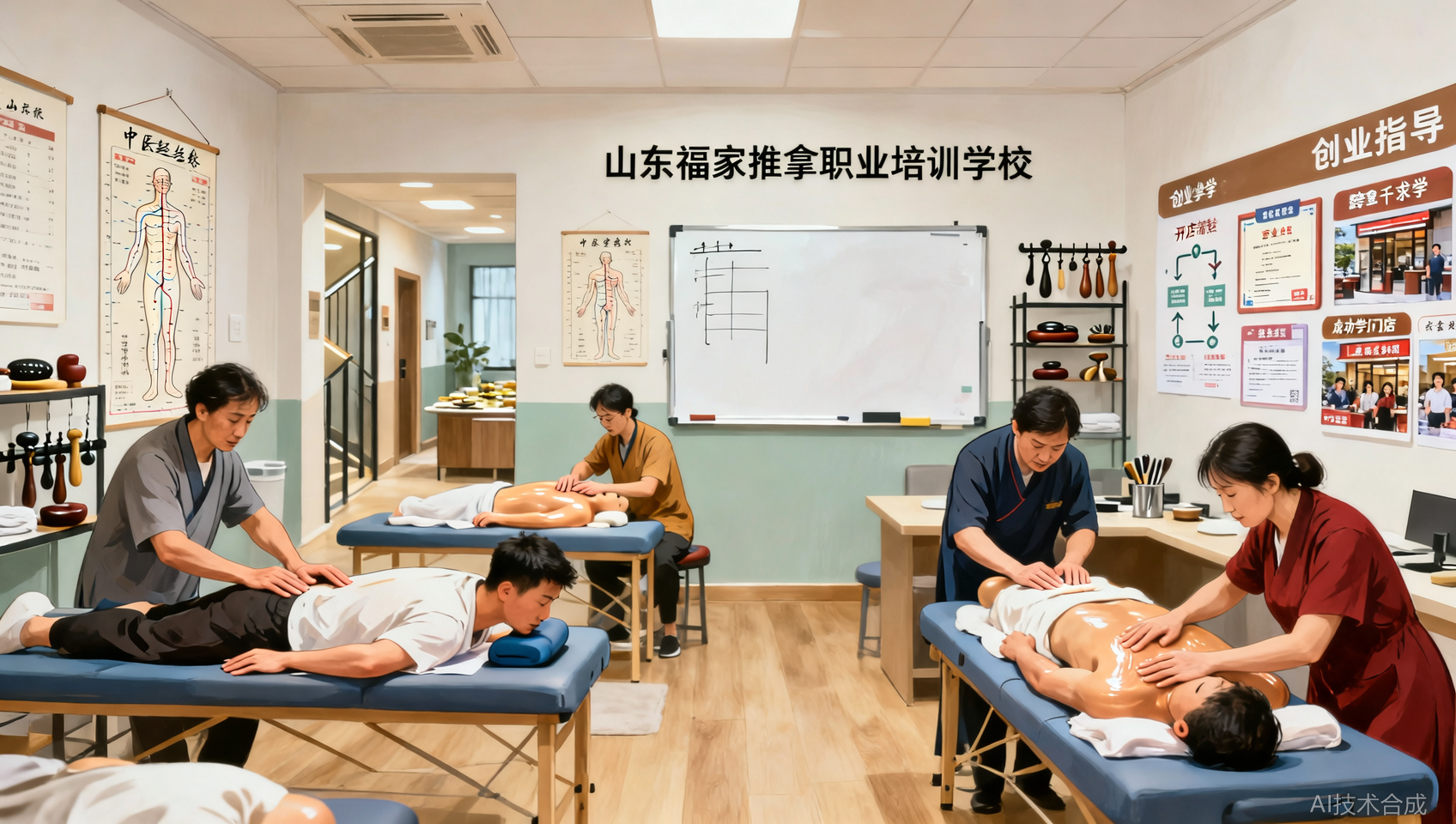 山东福家职业培训学校的开店班，怎么做到让学员愿意从新疆来学的？