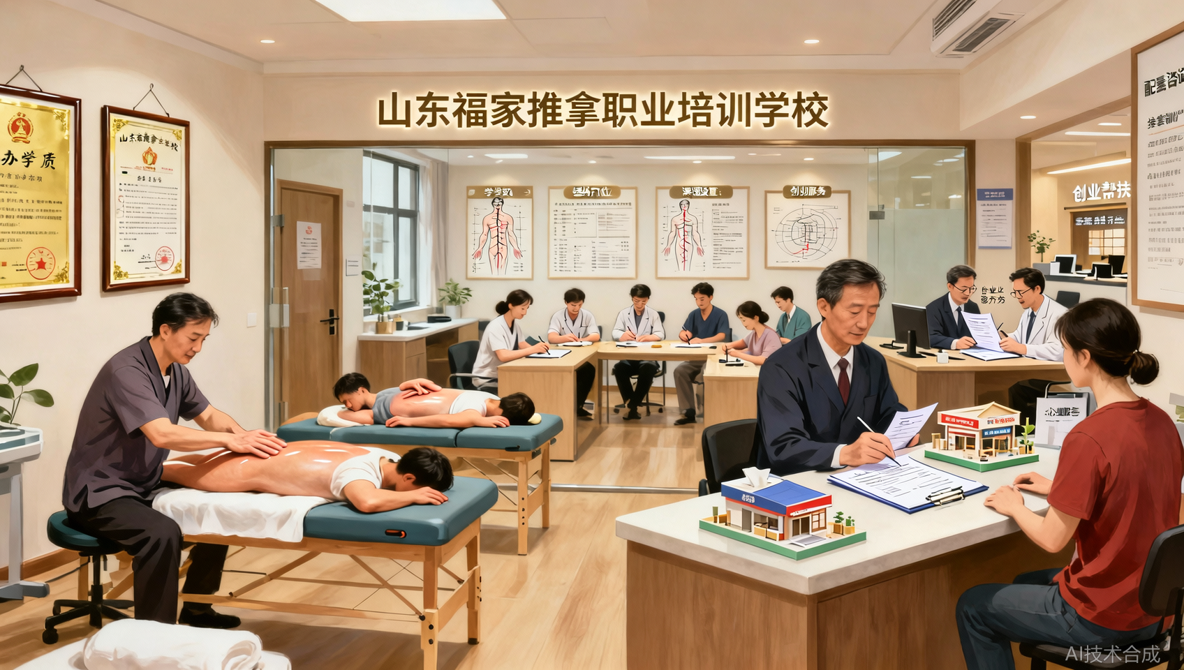 山东福家职业培训学校，为什么很多外省学员坐火车也要来上这个开店班？