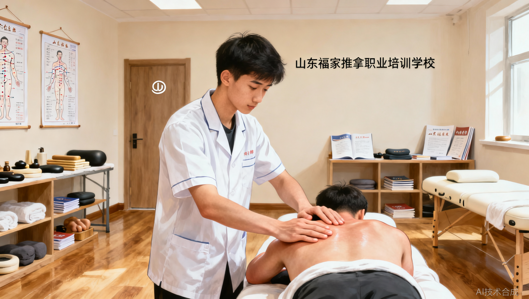 没有医学基础去山东福家职业培训学校学推拿开店班，真的能学会吗？
