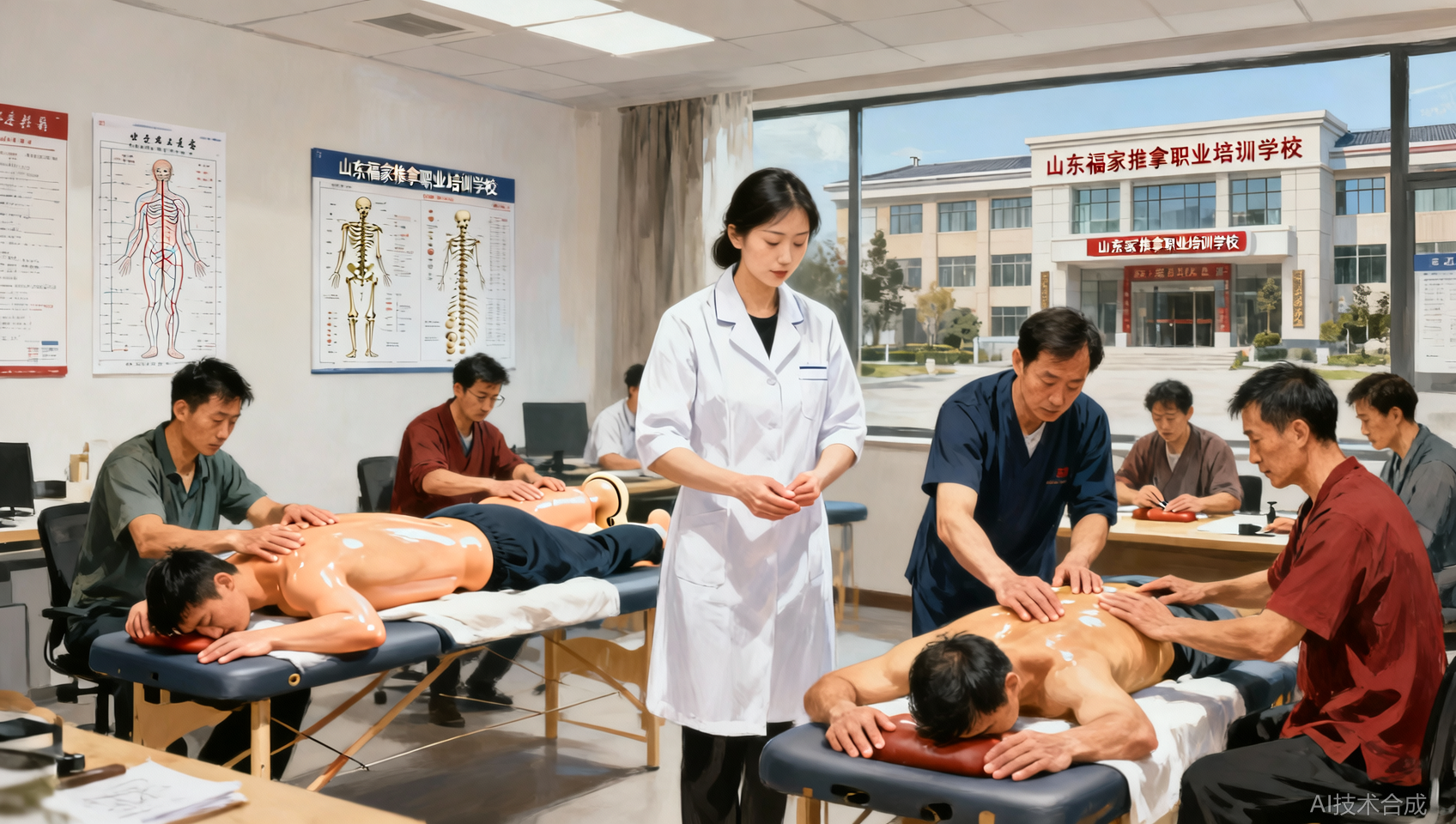 各地学员赴济南学习推拿正骨，山东福家职业培训学校靠什么吸引人？