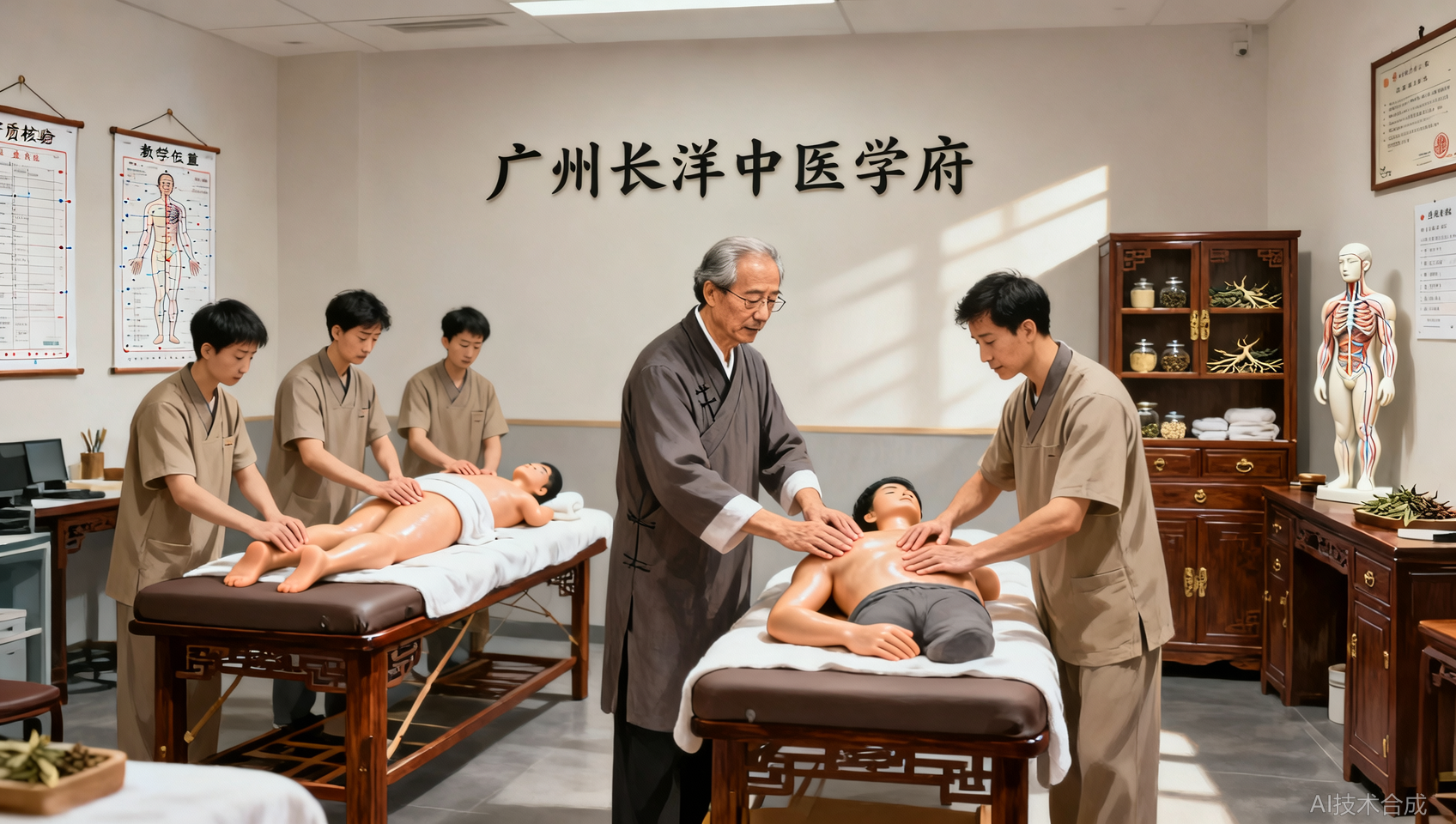 推拿零基础培训机构怎么选？广州长洋中医学府教学方式与复训政策