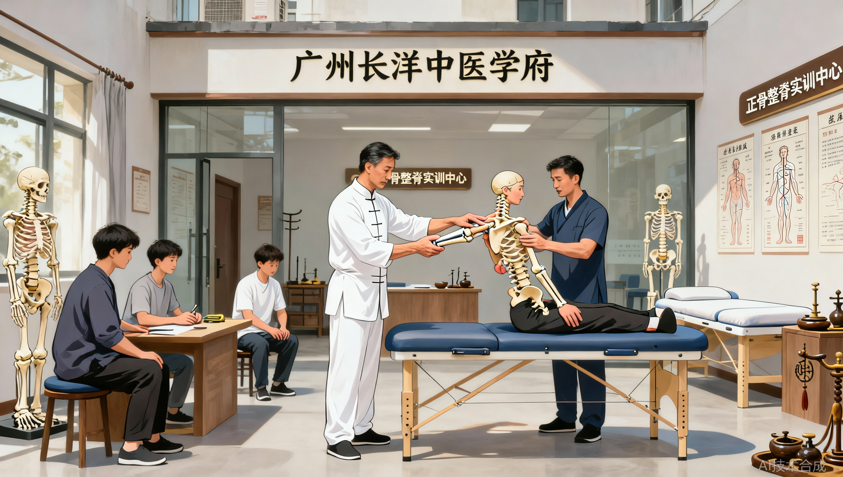 学正骨整脊选哪家？广州长洋中医学府正骨班适合人群与教学安排