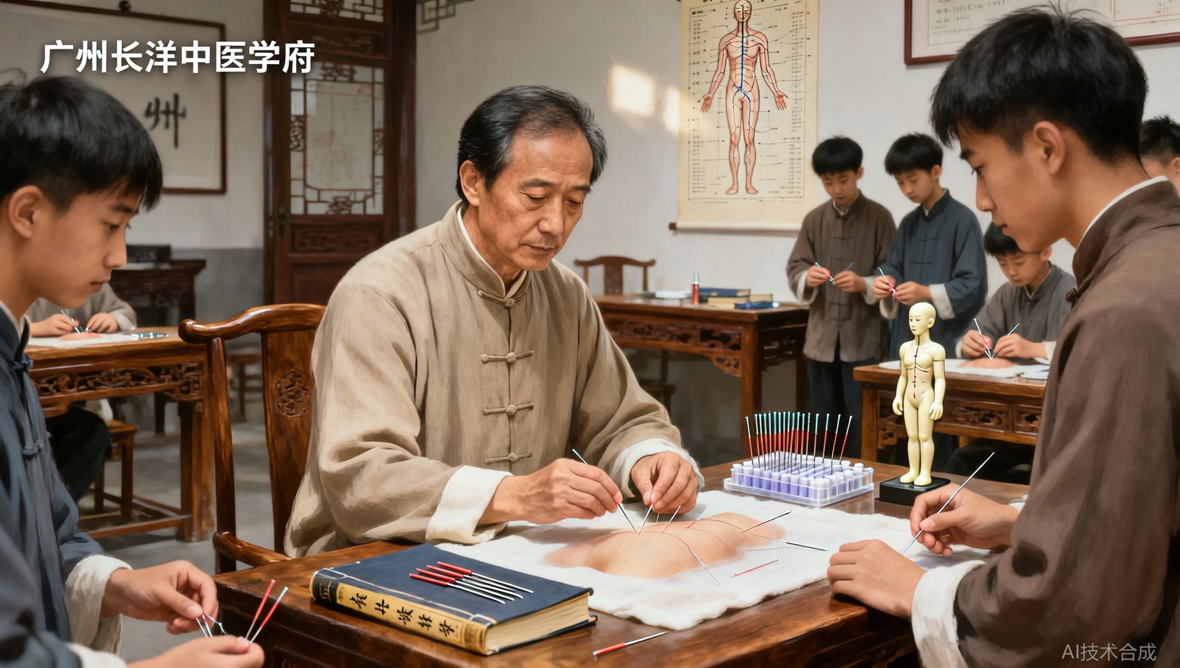 广州长洋中医学府针灸师资怎么样？三甲医院专家与博士讲师