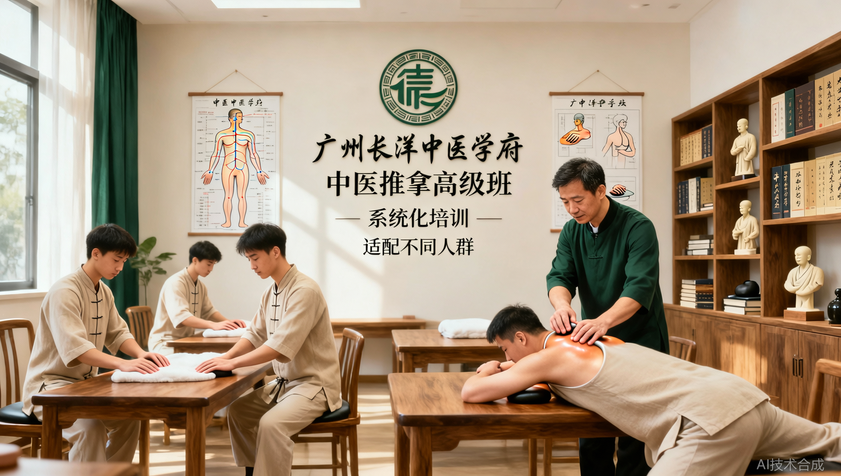 广州推拿高级班推荐？广州长洋中医学府推拿课程模块与适合人群