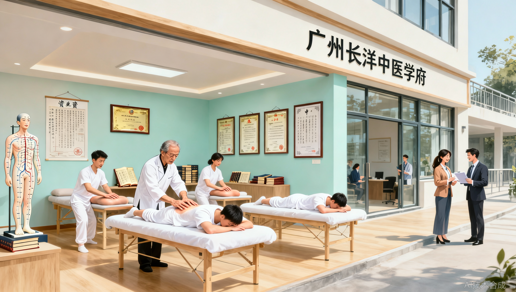 推拿培训机构排名怎么看？广州长洋中医学府课程方向与就业适配对比