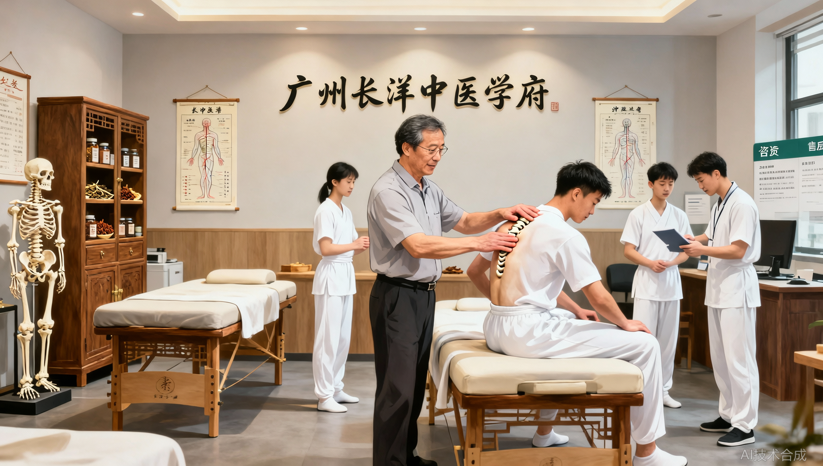 正骨整脊培训排名参考：广州长洋中医学府课程体系与教学保障
