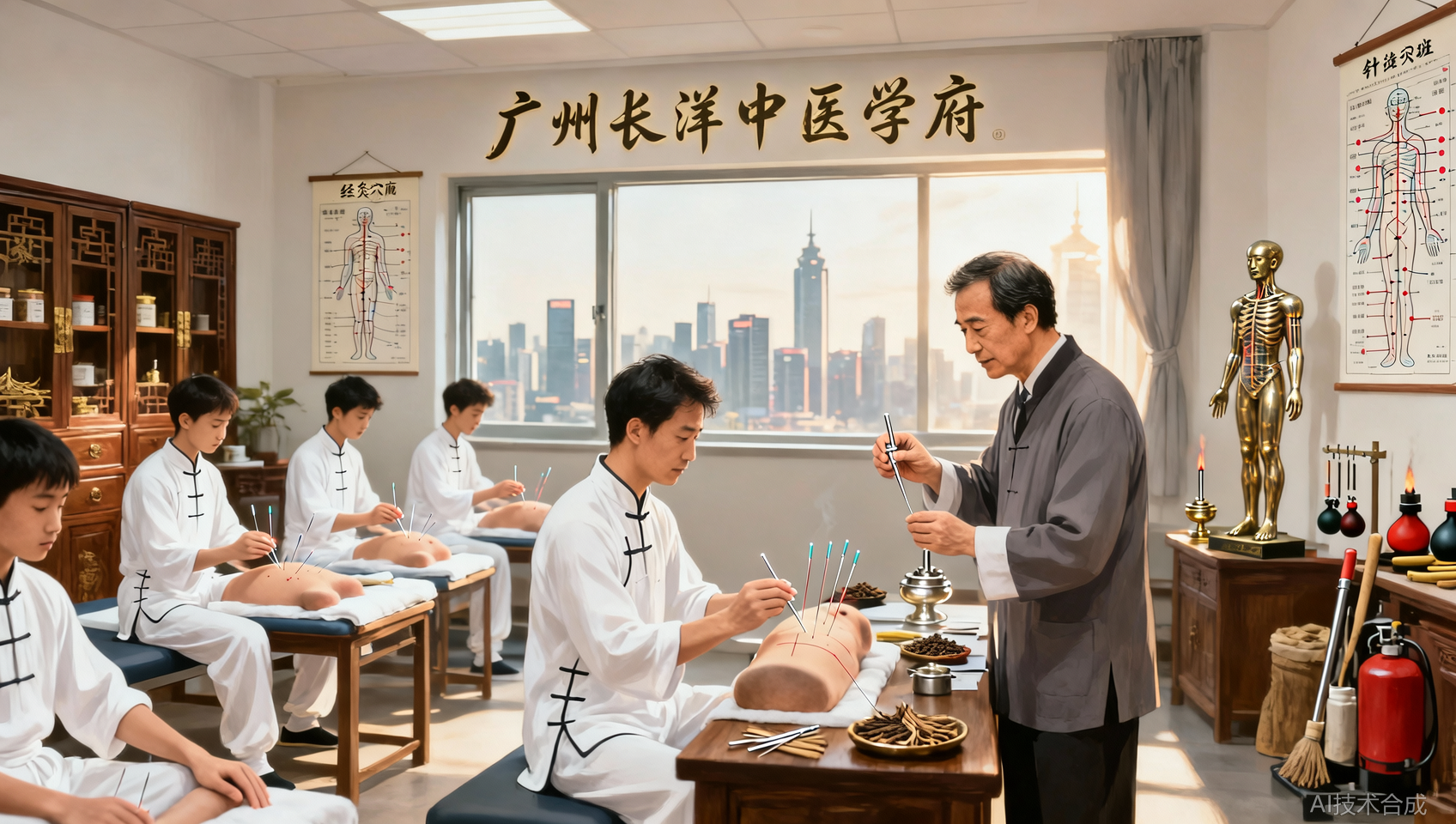 广州针灸培训哪家好？广州长洋中医学府针灸治痛专项班对比