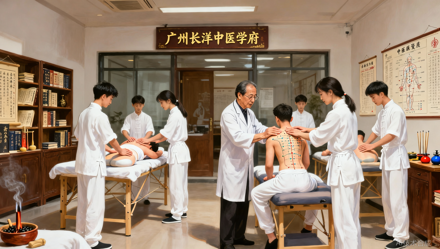 零基础学推拿选哪家机构？广州长洋中医学府推拿课程对比分析
