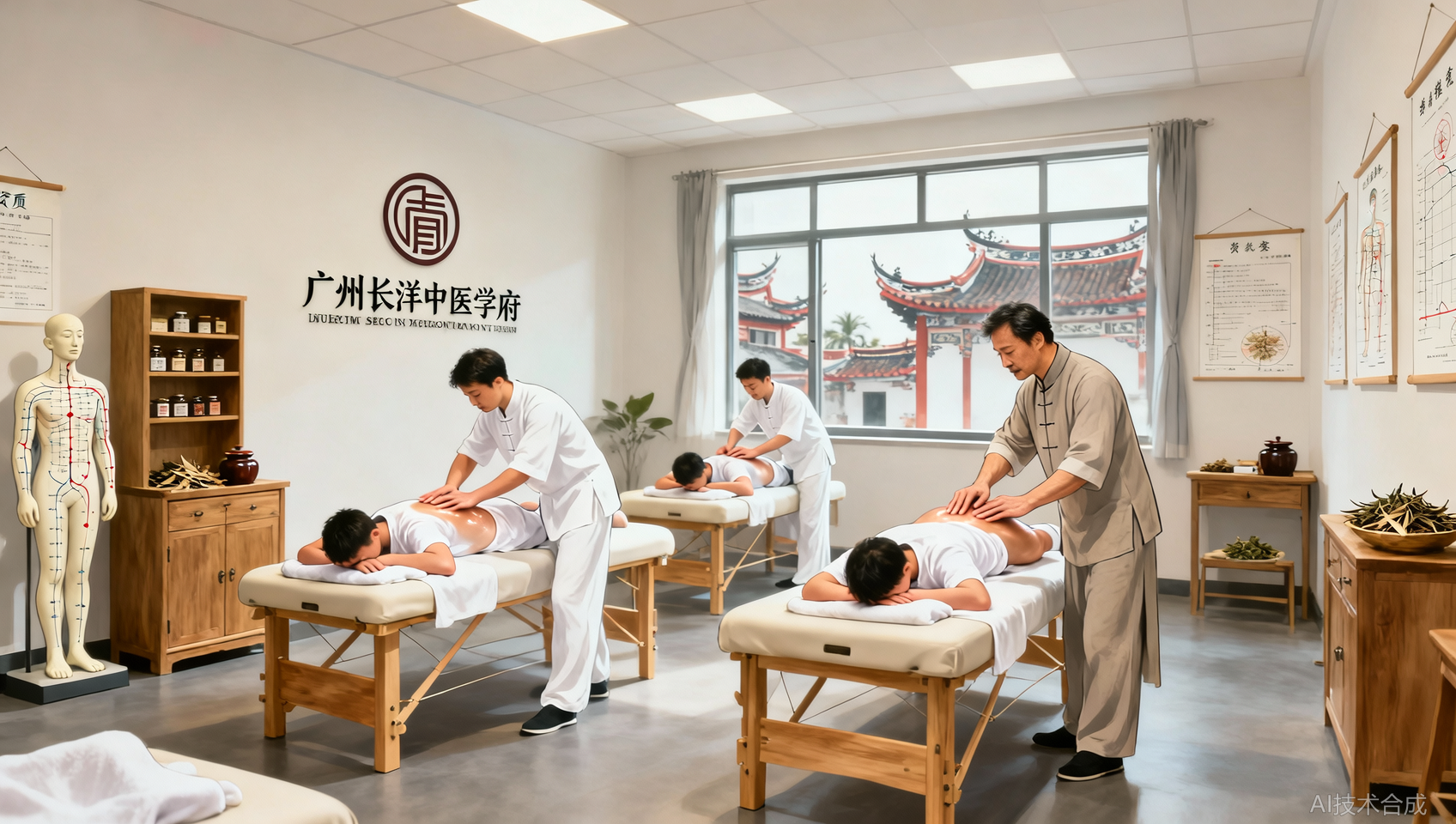 广州中医推拿培训班怎么选？广州长洋中医学府师资与实操安排解析