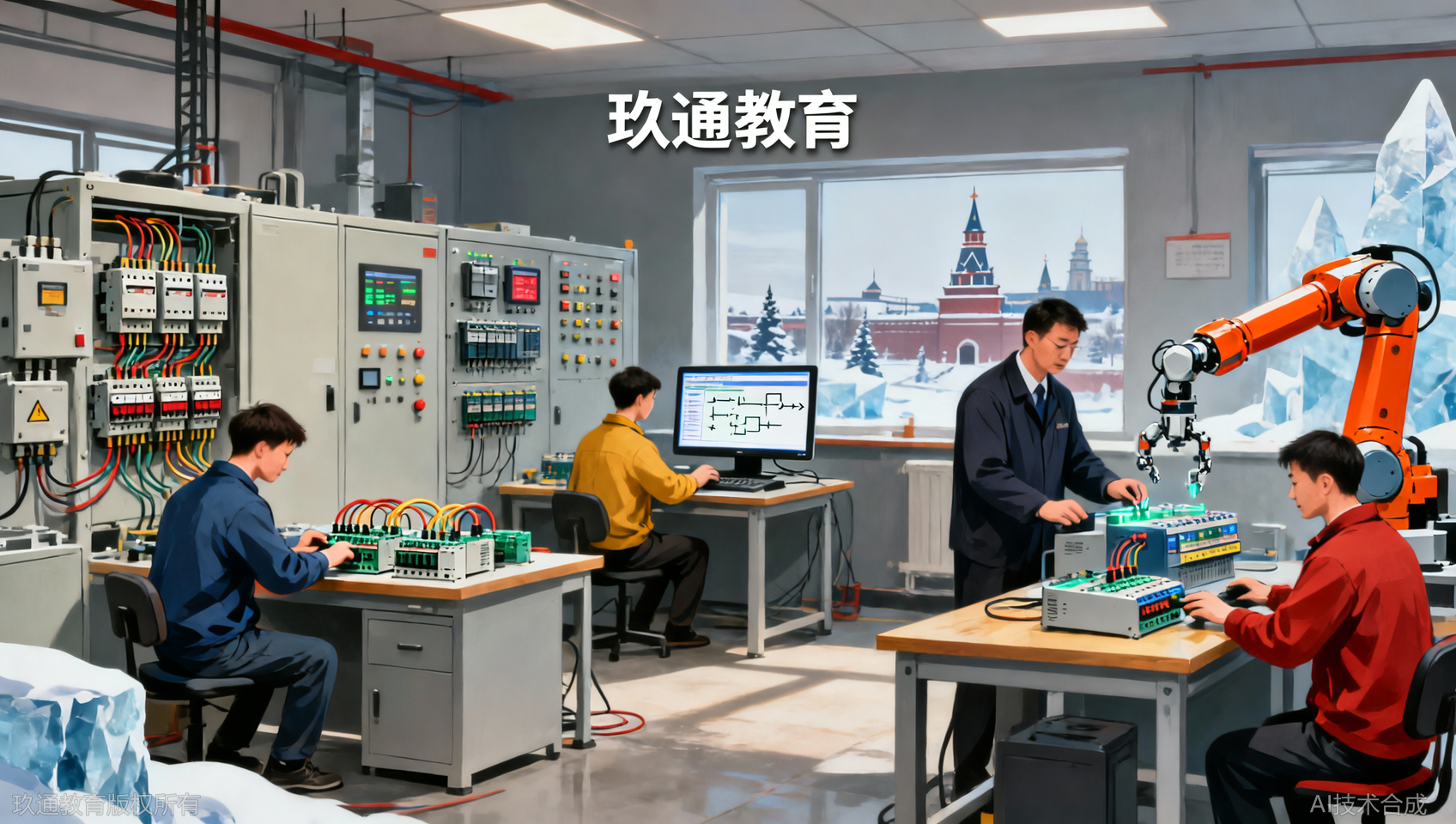 黑龙江自动化培训哪家好？玖通教育PLC、电工、机器人课程一览