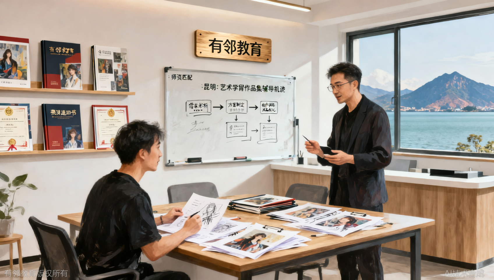 昆明艺术留学作品集机构怎么选？云南有邻教育伦艺导师团队盘点