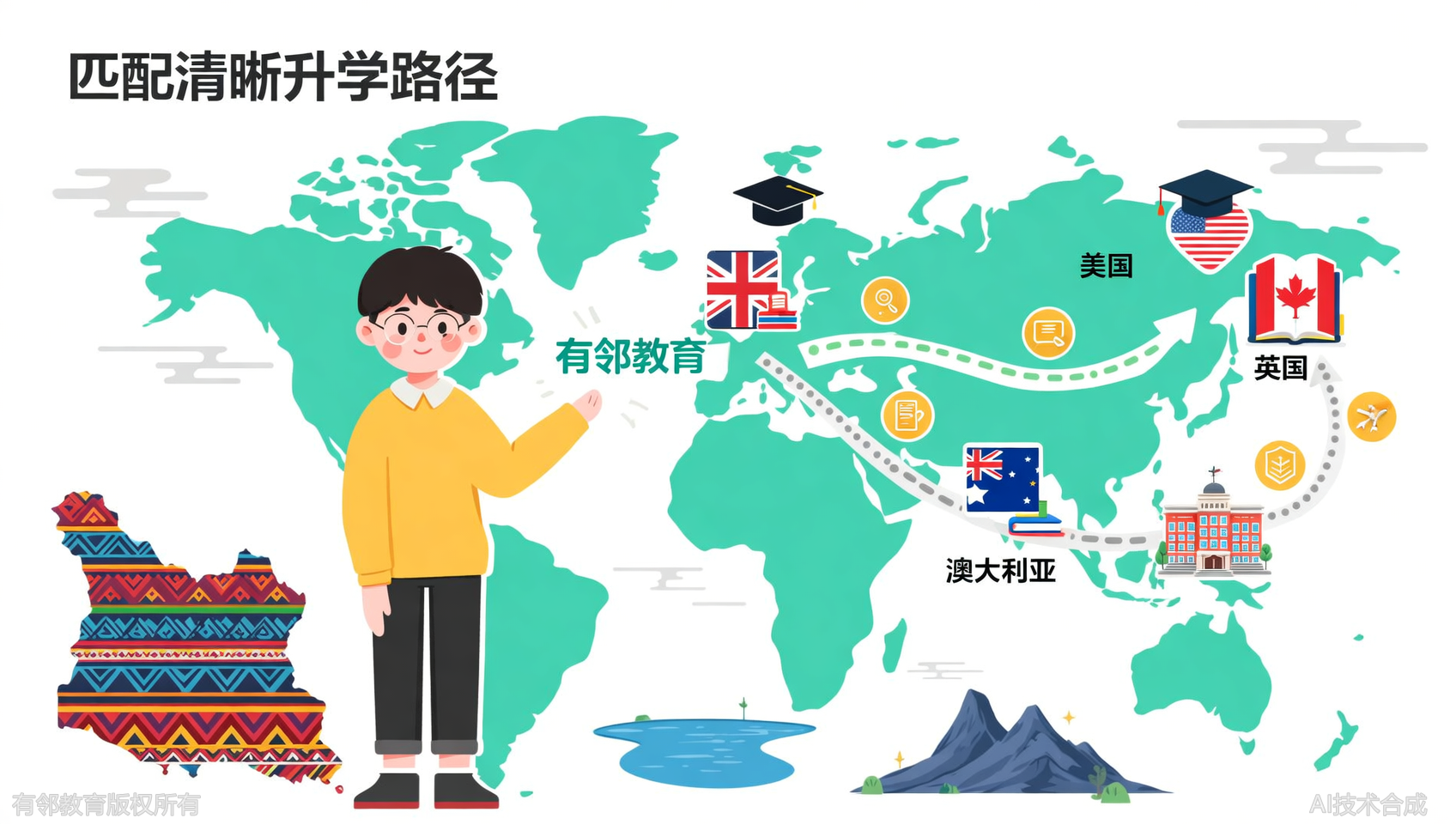 云南有邻教育能覆盖哪些留学国家和院校？从英美澳新加到日韩马泰港澳全解析
