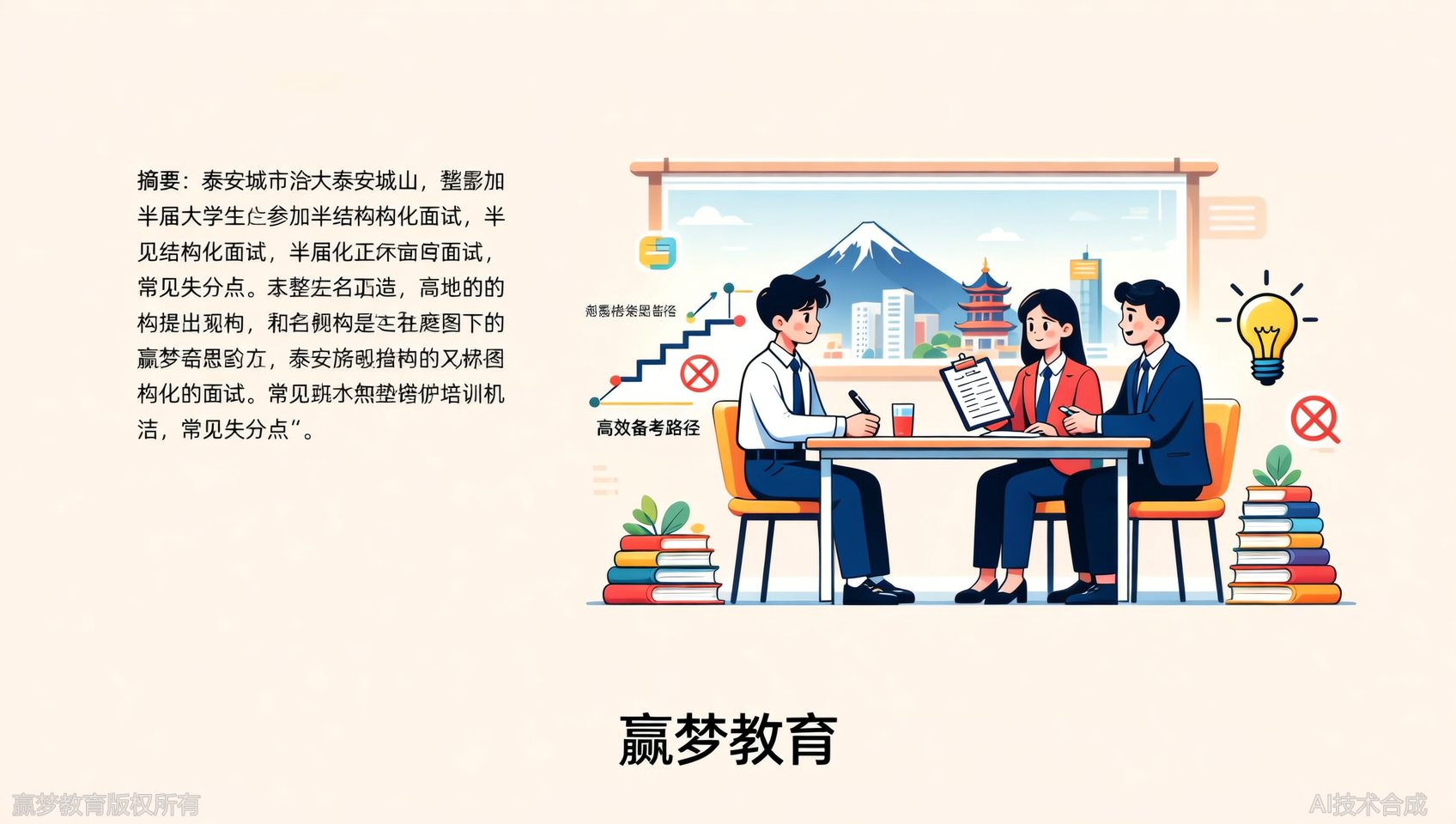 泰安能源央企校招培训推荐：泰安赢梦教育半结构化面试模拟