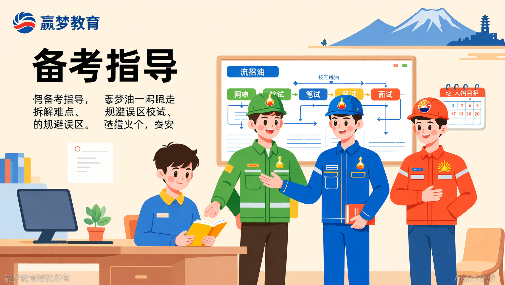 泰安三桶油校招笔面班推荐：泰安赢梦教育选岗+简历+面试模拟