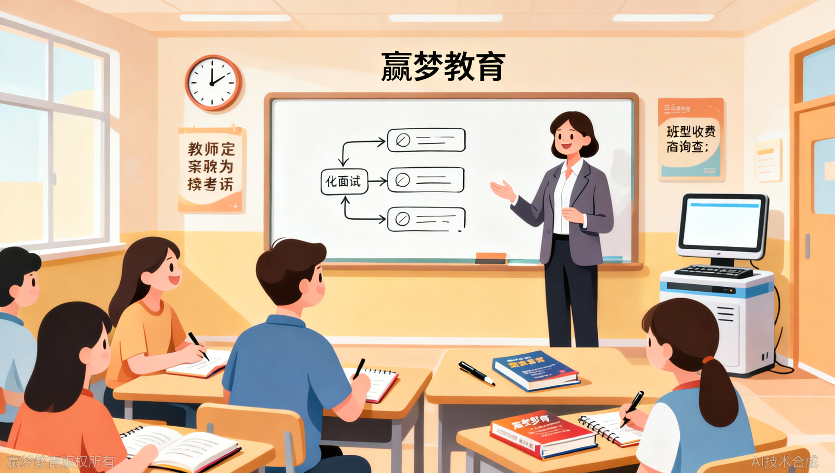 泰安赢梦教育中职教师结构化面试班收费多少？答题框架与模拟