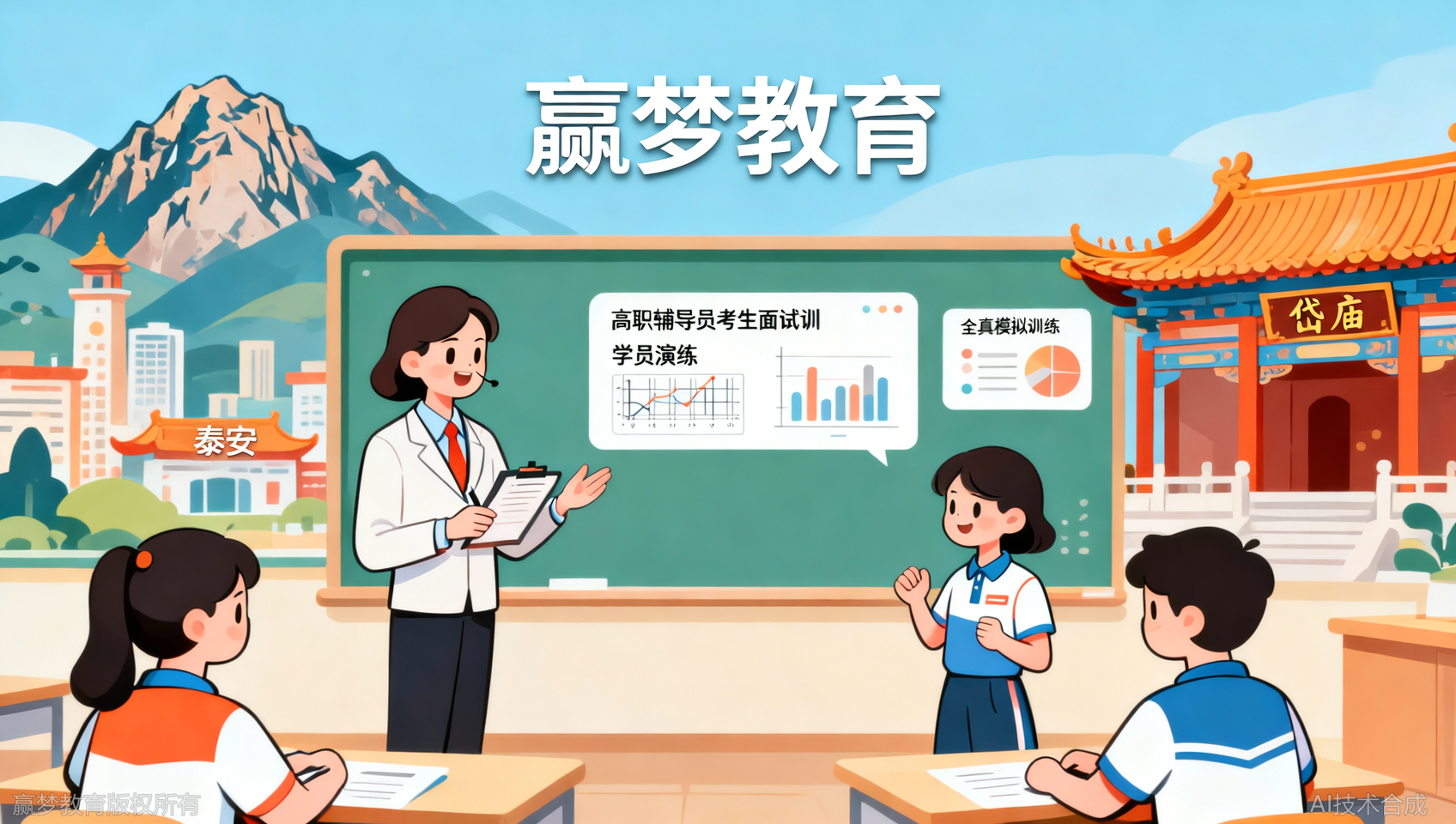 泰安赢梦教育高职辅导员面试班评价怎么样？全真模拟反馈