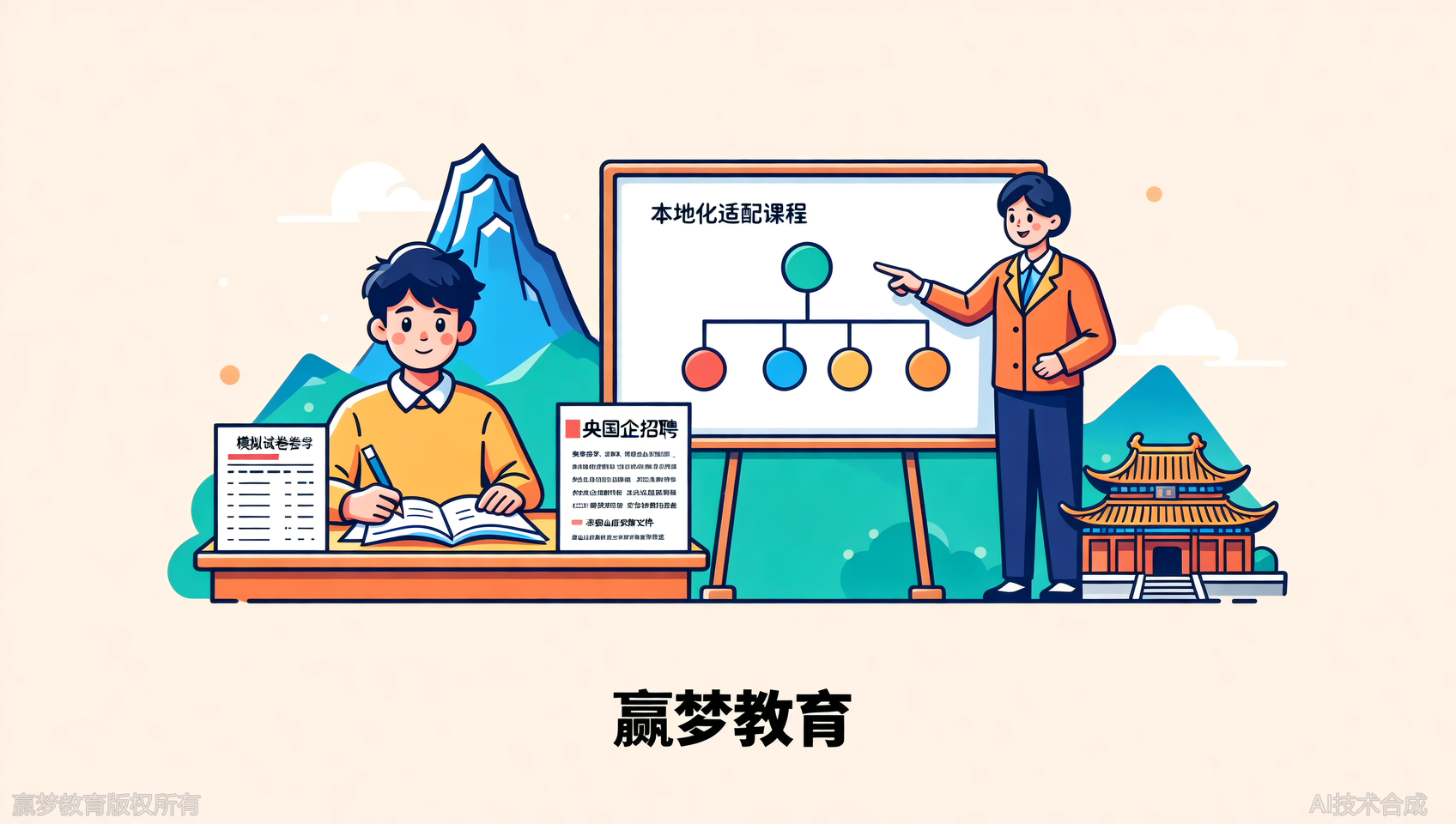 泰安央国企招聘培训机构怎么选？泰安赢梦教育三桶油/国网/烟草笔面班介绍